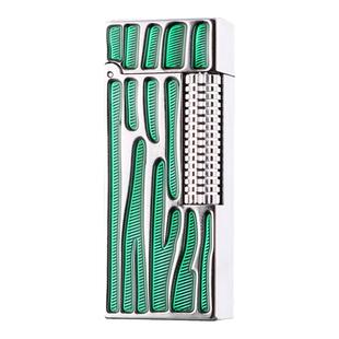 新款ZORRO佐罗侧滑煤油打火机纤巧窄机巴黎钉银色情人节送男朋友