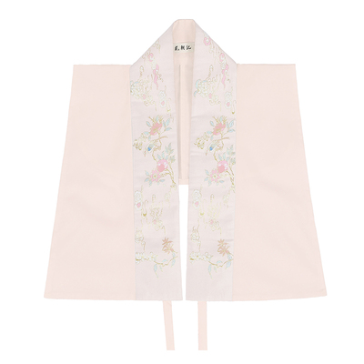 妆花绣花双色可选内搭义领