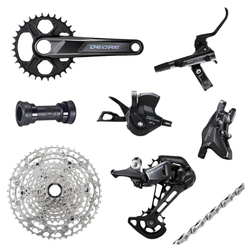 禧玛诺SHIMANO DEORE M6100套件1*12速山地自行车变速器小中大套