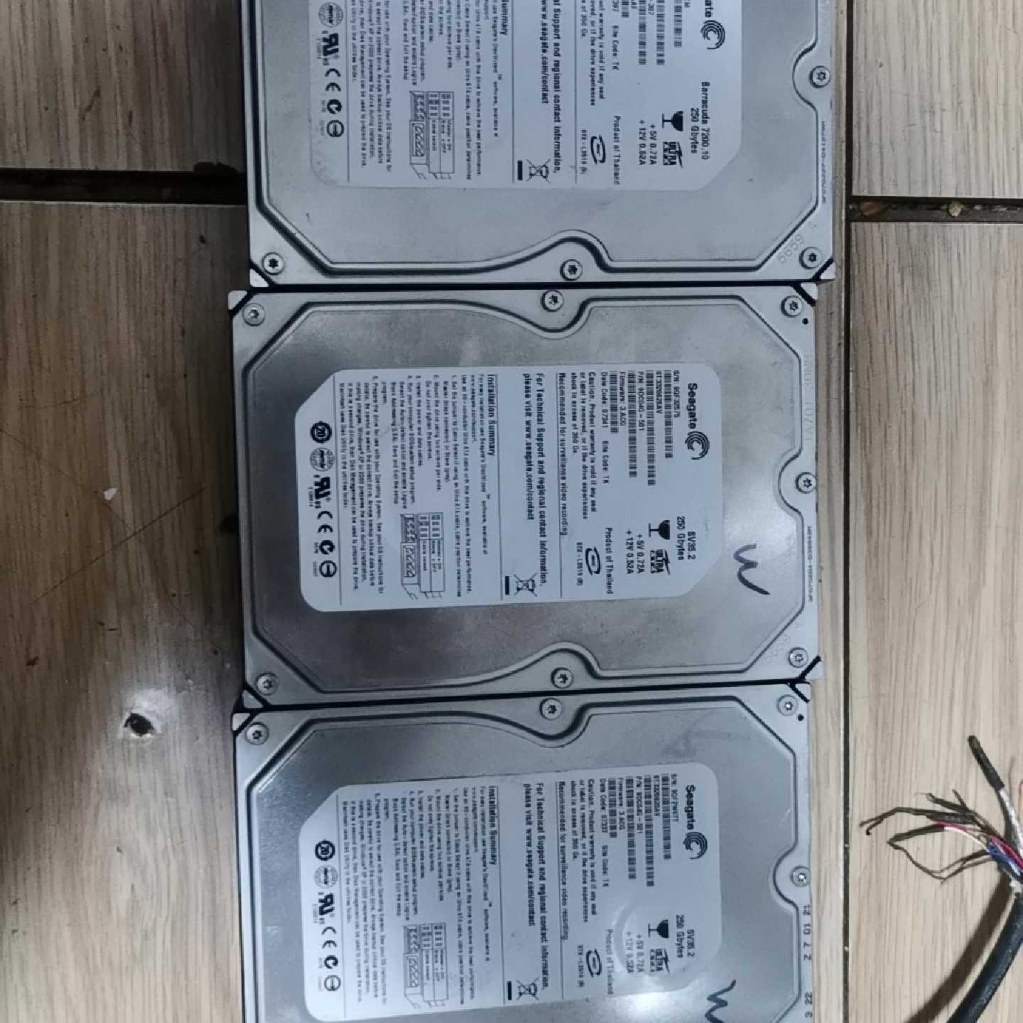 希捷 西数 迈拓硬盘 IDE 并口 硬盘,,拆