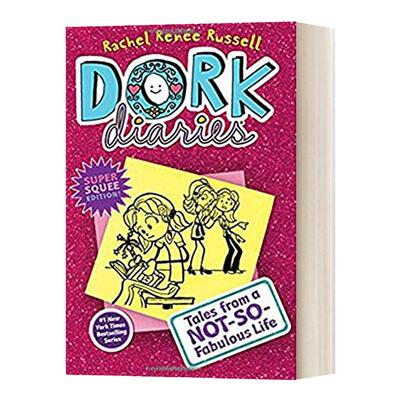 怪诞少女日记1 精装 英文原版 Dork Diaries 1 英文版 多克日记 朵拉怪咖少女事件簿 Rachel Renée Russell 进口英语原版书籍