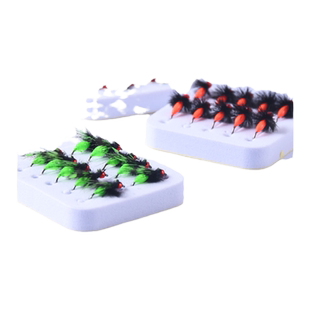 带翅毒蚊飞蝇钩微物路亚饵马口钓组毛钩毒虫白条餐条瓜子亮片假饵