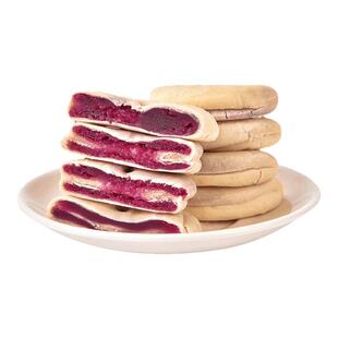 紫薯芋泥饼面包早餐整箱低减0o卡脂肥健身代餐轻主食零食小吃食品