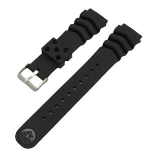 适配精工表带 水鬼5号 橡胶潜水表链SKX007/SRPA21J1罐头 20/22mm