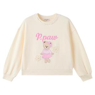 【索罗娜】PawinPaw卡通小熊童装26年春夏季新款女童短款卫衣宽松
