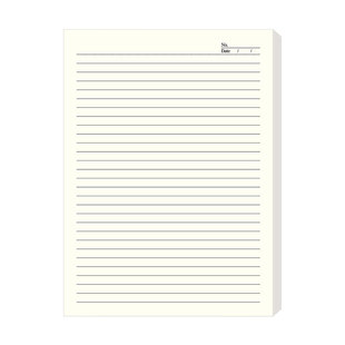 横线拍纸本单线信纸本草稿信稿纸空白笔记本文稿纸双面单行记事本