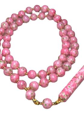 老琉璃长款圆珠毛衣链女款