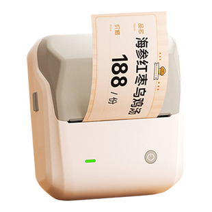 精臣B1菜品标签牌打印机菜牌价格展示牌自助餐牌明档菜价牌海鲜快餐饭店酒店外卖盒子商品名称防水防油标签机