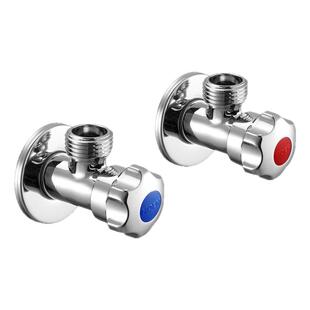 摩恩厨房卫生间配件加厚冷热水通用角阀止水阀开关三角阀铜100982