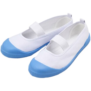 红榈山东省鞋日本幼儿园室内jk制服学生帆布护士大码舞蹈小白球鞋