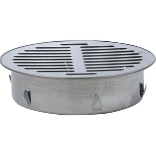 304不锈钢天台地漏盖 防堵过滤网罩 PVC50/75/110/160管150雨水斗