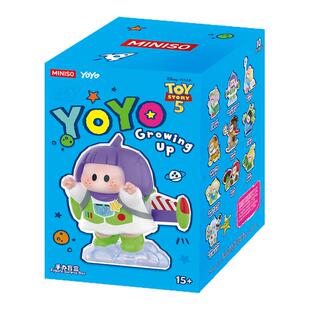 MINISO名创优品YOYO×玩具总动员5陪你长大系列手办盲盒右右酱