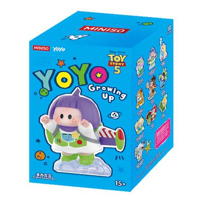 MINISO名创优品YOYO×玩具总动员5陪你长大系列手办盲盒右右酱