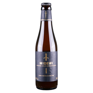 【进口】MIDEWI剑啤酒330ml*24罐经典比利时精酿白啤整箱啤酒
