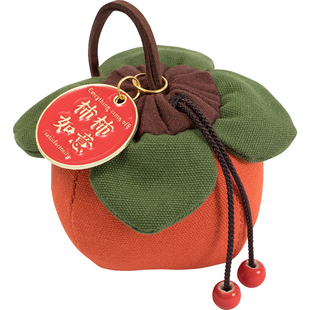 端午柿子香囊空袋diy成品香包手工如意福袋艾草礼物布艺荷包车载