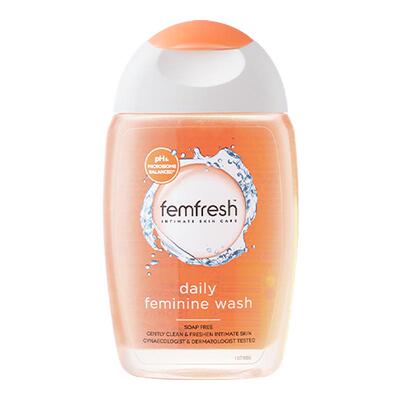 【天猫U先】英国femfresh芳芯私处护理液私密洗液便携旅行装150ml