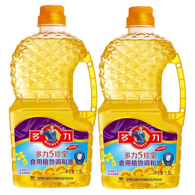 多力5珍宝食用调和油1.8L*2