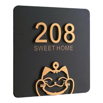 高级感门牌号定制入户门家用