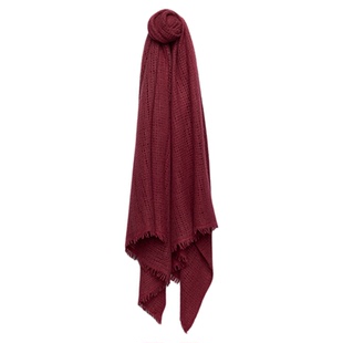 【新年礼物】19ANDREA'S47 秋冬Weave微毛毡宽幅网眼编织羊绒围巾