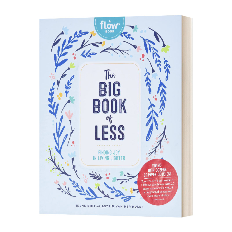 英文原版 精装 The Big Book of Less 简约 轻松生活的乐趣 Flow杂志 精装 英文版 进口英语原版书籍