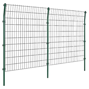 高速公路护栏网铁丝网围栏双边丝护栏果园防护网隔离栅钢丝围栏网