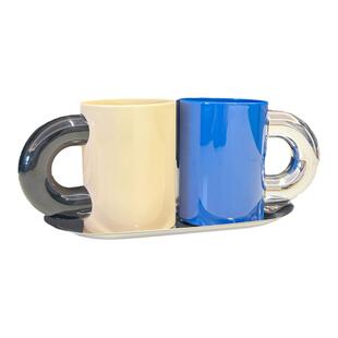 北欧ins风高颜值漱口杯情侣刷牙杯PET材质家用洗漱杯马克杯喝水杯