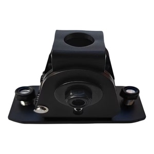 一键放倒车载台天线底座 放倒夹边支架不锈钢平台/横杆扩展槽通用