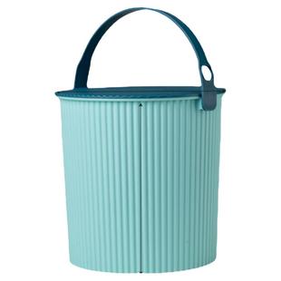 多功能炫彩整理家用幼儿园收纳桶玩具桶钓鱼桶塑料有盖收纳凳水桶