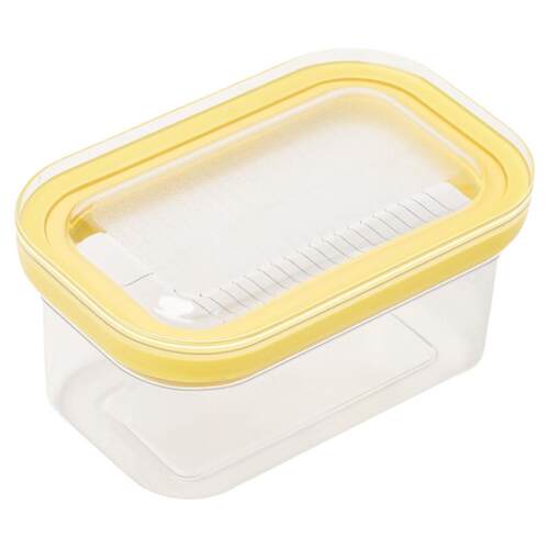 黄油储存盒密封收纳盒带盖牛油奶酪食物分割冰箱保鲜冷冻切割器