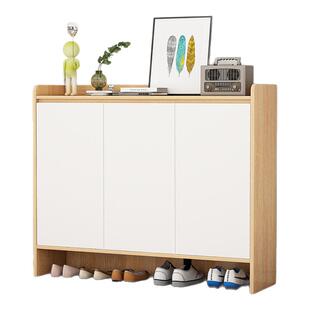 鞋柜家用门口入户室内靠墙一体玄关收纳柜大容量储物柜可定制尺寸