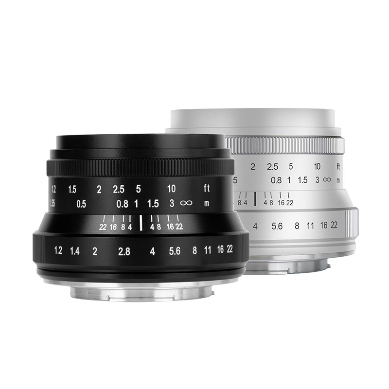 七工匠35mmF1.2二代大光圈人像扫街镜头适用索尼E口富士M43 尼康Z