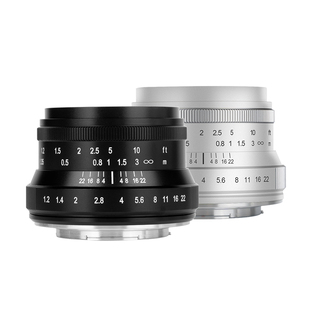 七工匠35mmF1.2二代大光圈人像扫街镜头适用索尼E口富士M43 尼康Z
