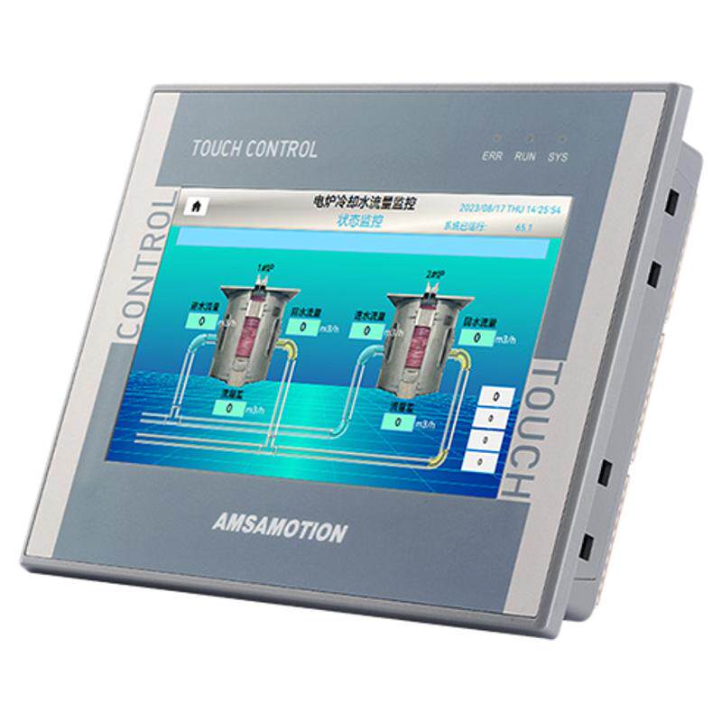 艾莫迅plc触摸屏一体机4.3/7寸适用三菱西门子Smart200工控显示器