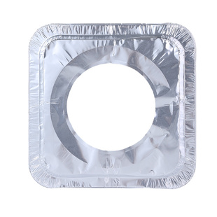 燃气灶锡纸防油垫防油贴纸灶台铝箔炉灶垫圆形煤气灶锡纸保护垫圈