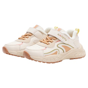 卡特兔童鞋儿童运动鞋男童2025冬季加绒保暖儿童棉鞋宝女童运动鞋