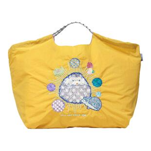 日本直邮ball&chain 原创购物袋手提包刺绣可爱小动物M/L码