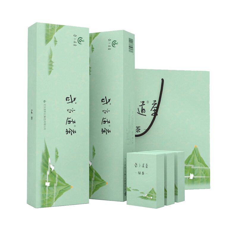 2026武当道茶高山云雾绿茶湖北武当山浓香茶叶自饮400g礼盒装 湖云实拍商品图