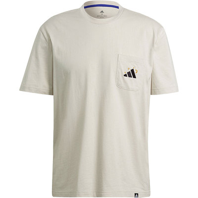 Adidas/阿迪达斯正品当季男子休闲新款印花短袖运动T恤 GN8182