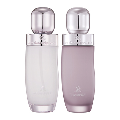 阿芙▶极光玫瑰美白水乳护肤套装