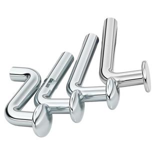 铁镀锌货架安全销 平头轻中重型货架7字销L型 S型带耳扁圆头插销