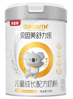 贝因美舒力乐成长配方高钙奶粉