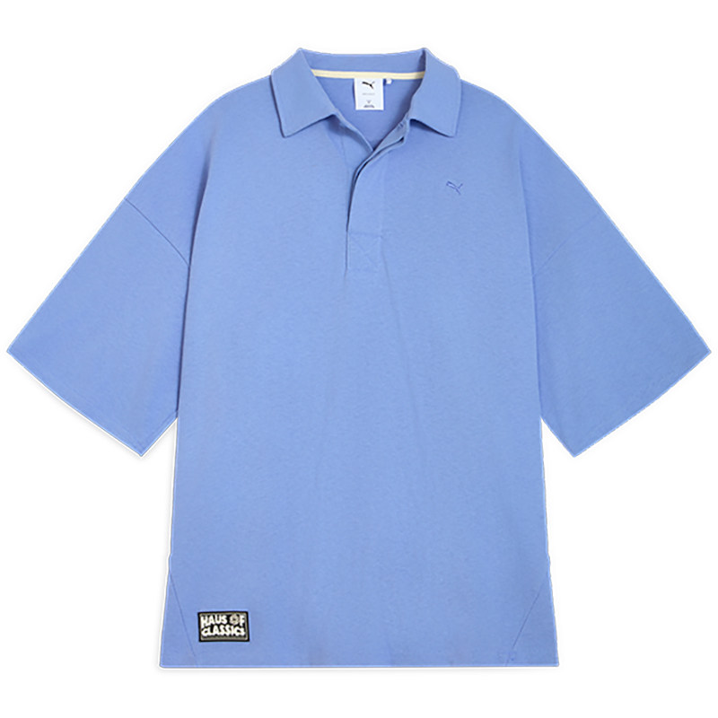 Puma/彪马正品夏季男女廓形徽章翻领简约短袖Polo衫631557-47