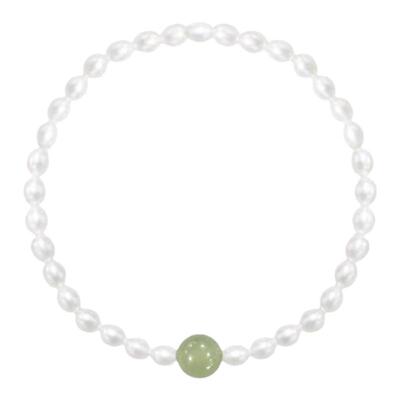 天然珍珠百搭手链闺蜜礼物