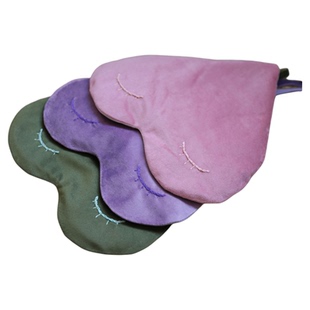 心形红豆重力眼枕眼罩冰敷热敷护眼罩睡眠不压鼻遮光《安心》飨韵