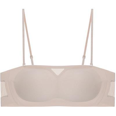 爱慕细肩带内衣女小胸聚拢打底防滑轻薄无钢圈凉感夏季抹胸文胸