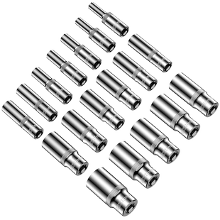 3/8加长套筒头全套6-23mm电动扳手外六角棘轮套管头维修汽修工具