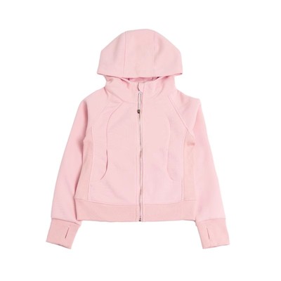 女童修身长袖连帽外套