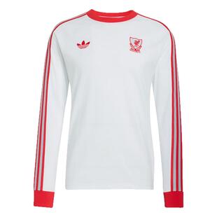 皇贝正品Adidas阿迪达斯利物浦足球运动休闲复古长袖T恤男JZ2543
