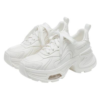 VITTORIO VENTURA薇薇燃 牛皮增高厚底蝴蝶老爹鞋