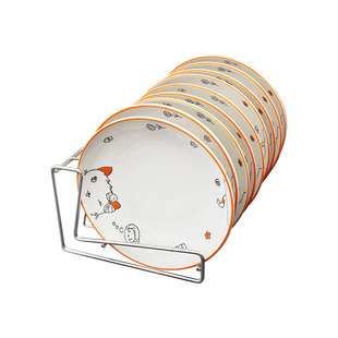 不锈钢碗盘架简洁消毒柜内置L形置物架橱柜内盘子菜碟收纳架抽屉